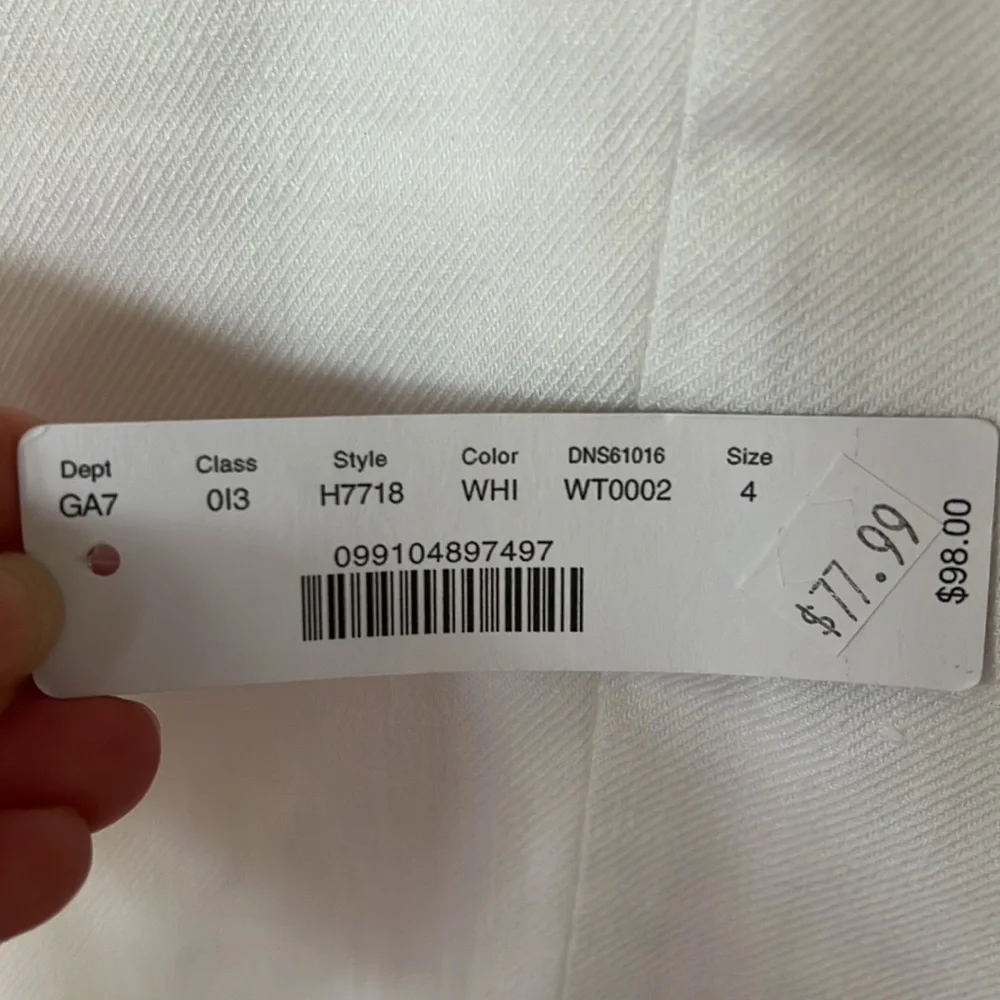 NWT Size 4 JCrew cream dress pants - Picture 11 of 12